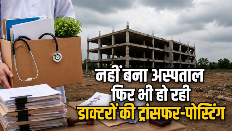 जमीन तय नहीं, अस्पताल बना नहीं, फिर भी हो रही डॉक्टरों की ट्रांसफर-पोस्टिंग