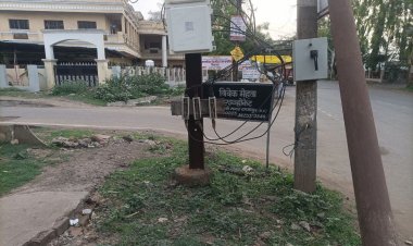 शाजापुर: वार्ड 28 में खुला विद्युत पोल बना हादसे को दावत, बच्चों की जान को खतरा