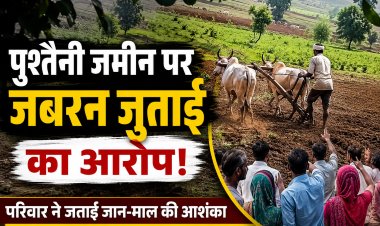 Singrauli News: पुश्तैनी जमीन पर जबरन जुताई का आरोप