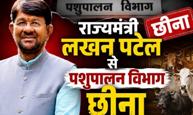 राज्यमंत्री लखन पटेल से पशुपालन विभाग छीना, सीएम ने रखा अपने पास