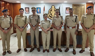 सिंगरौली पुलिस के 3 निरीक्षक बने DSP, पदोन्नति समारोह में हुआ सम्मान