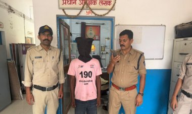 घर में घुसकर रंगदारी मांगने वाला 6 माह से फरार आरोपी गिरफ्तार, भेजा गया जेल 