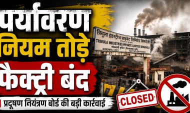 Singrauli में पर्यावरणीय उल्लंघन पर उद्योग का उत्पादन बंद.