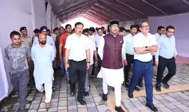 Nishatpura Railway Station के लोकार्पण की तैयारियां पूरी, मंत्री Vishvas Sarang ने किया निरीक्षण