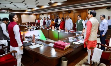 मुख्यमंत्री डॉ. मोहन यादव की अध्यक्षता में मंत्री परिषद की बैठक शुरु