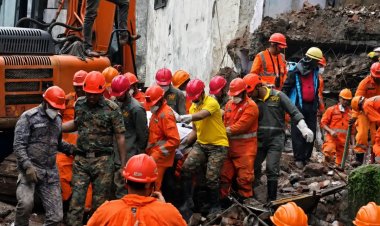 Maharashtra: Bhiwandi में चार मंजिला इमारत गिरी, 9 की मौत, रेस्क्यू जारी