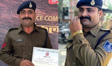 फूटी कोठी शराब दुकान पर पुलिसकर्मी का हंगामा, VIDEO वायरल