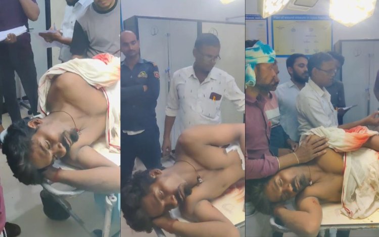 लिफ्ट मांगने के बहाने बाइक सवार पर चाकू से हमला, गंभीर हालत में अस्पताल पहुंचा युवक