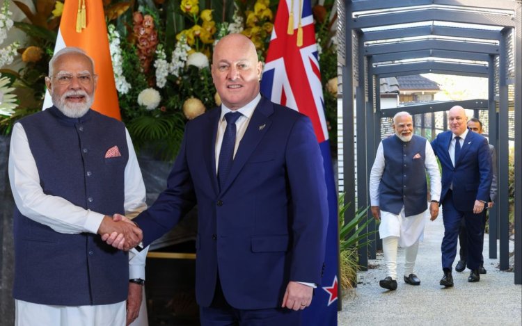 PM मोदी की न्यूजीलैंड यात्रा: भारत-न्यूजीलैंड के बीच FTA फाइनल, 18 बड़े फैसलों पर लगी मुहर