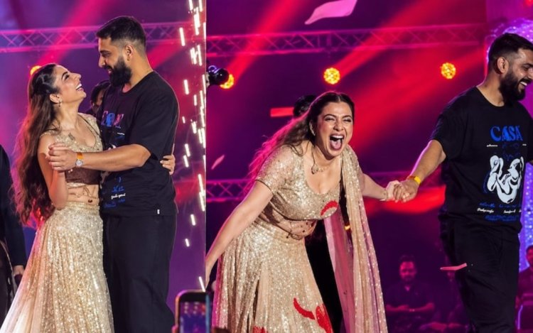 Jasmine Sandlas ने लाइव कॉन्सर्ट में किया मंगेतर Shekhar Chaudhary का खुलासा, स्टेज पर किया रोमांटिक हग