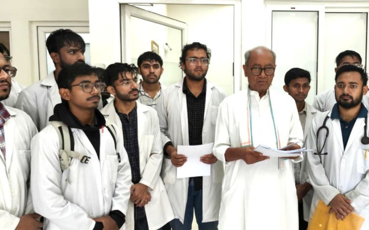 MBBS इंटर्न्स का स्टाइपेंड बढ़ाने की मांग, Digvijaya Singh ने CM Mohan Yadav को लिखा पत्र