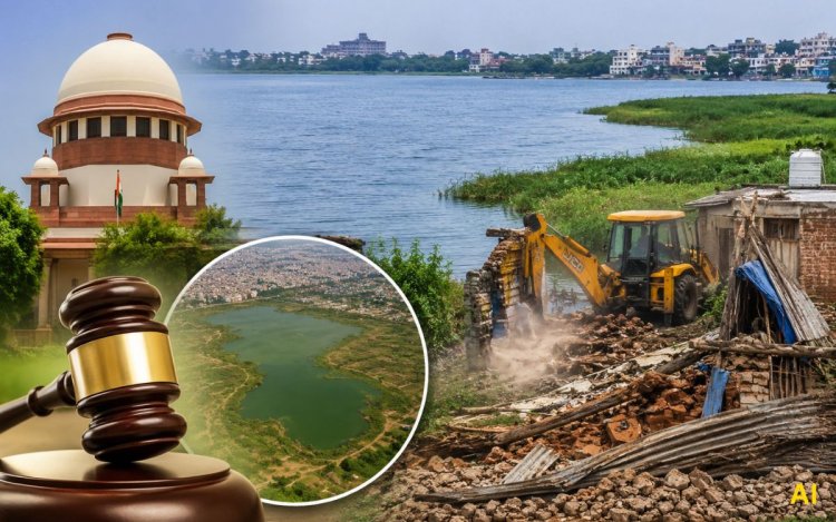 भोपाल के भोज वेटलैंड पर NGT सख्त, FTL और बफर जोन से अतिक्रमण हटाने के दिए निर्देश