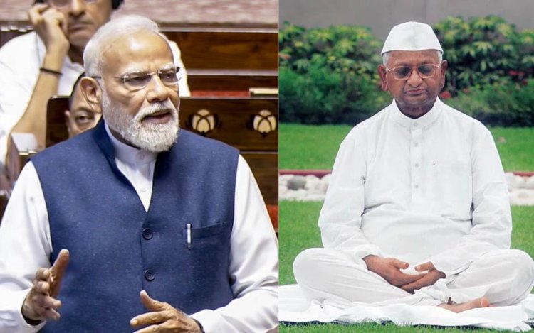 छात्रों से बात करने के लिए मोदी सरकार तैयार, समर्थन में अन्ना हजारे का मौन व्रत