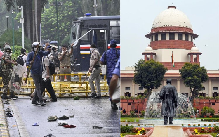 CJP संसद मार्च मामले में SC सख्त, कहा- शांतिपूर्ण प्रदर्शन संवैधानिक अधिकार, पुलिस की बर्बरता स्वीकार नहीं