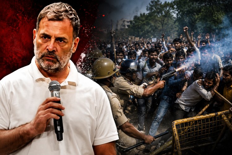 राहुल गांधी का दावा- दिल्ली में छात्रों पर चली पैलेट गन
