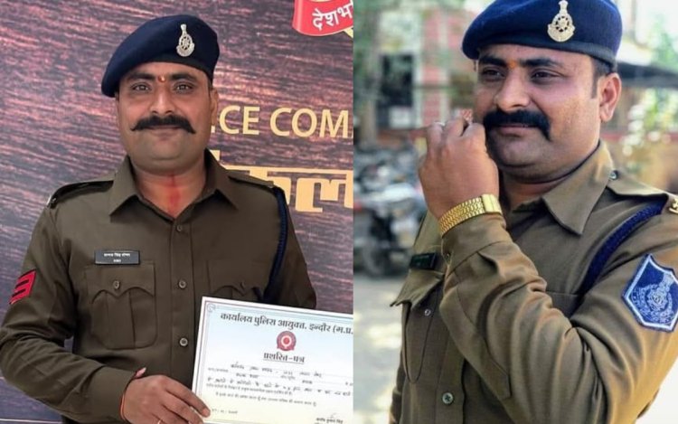 फूटी कोठी शराब दुकान पर पुलिसकर्मी का हंगामा, VIDEO वायरल