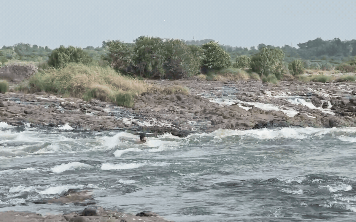 Maheshwar: परिवार के साथ घूमने आया Indore का युवक नर्मदा नदी के तेज बहाव में बहा