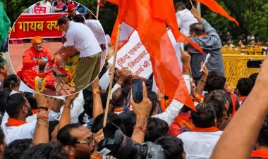Bhopal में Ram Mandir चढ़ावा विवाद पर VHP-Bajrang Dal का प्रदर्शन, Rahul Gandhi के खिलाफ जताया विरोध