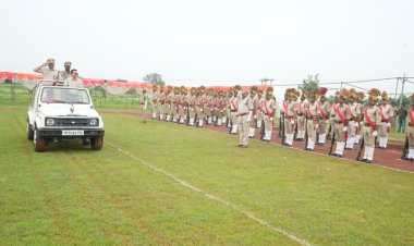 मऊगंज कलेक्ट्रेट ग्राउंड में गूंजा देशभक्ति का संदेश, स्वतंत्रता दिवस की फुल ड्रेस रिहर्सल