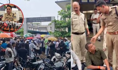 Rewa News : थाना प्रभारी ने भाजपा नेता से की अभद्रता, सैकड़ों व्यापारी IG कार्यालय पहुंचे; जांच के निर्देश