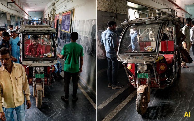 सतना जिला अस्पताल में बाइक के बाद अब ई-रिक्शा पहुंचा वार्ड तक, सुरक्षा व्यवस्था पर फिर उठे सवाल