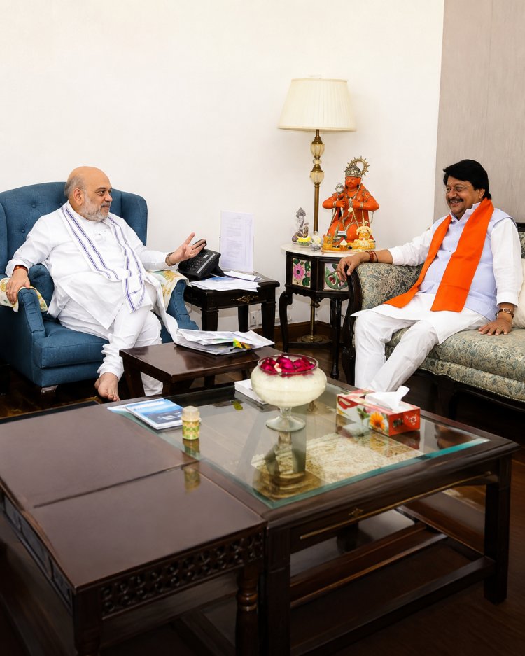 केंद्रीय गृह मंत्री अमित शाह से कैलाश विजयवर्गीय की एक घंटे से अधिक मुलाकात, मध्य प्रदेश समेत कई मुद्दों पर चर्चा