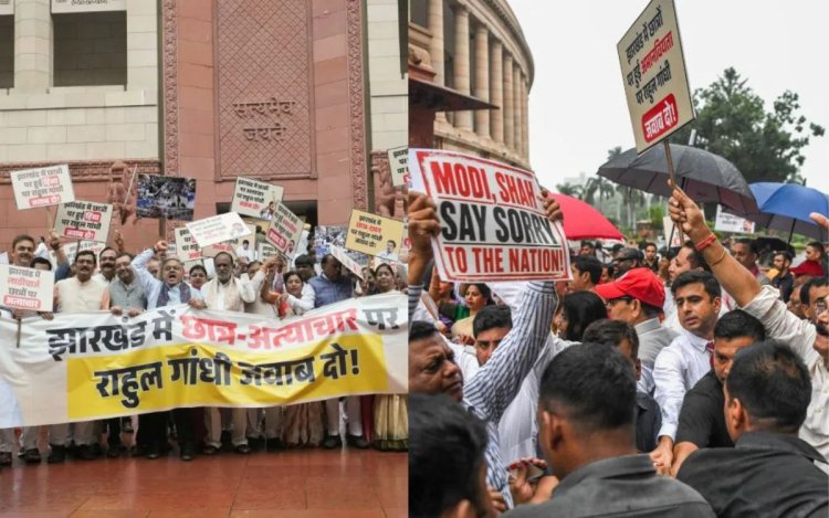 Parliament Monsoon Session: राष्ट्रपति ने वंदे मातरम् बिल को दी मंजूरी, NDA सांसदों का प्रदर्शन