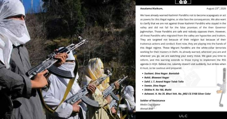 Kashmiri Pandit Threat : मुसीबत बताकर नहीं आती... कश्मीरी पंडितों को आतंकियों की धमकी, नाम-पता किया पब्लिक