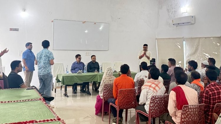 मत्स्य महासंघ के प्रबंध संचालक अनुराग चौधरी ने हलाली जलाशय का किया औचक निरीक्षण
