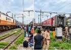 बिहार-महानंदा एक्सप्रेस के इंजन समेत 2 कोच पटरी से उतरे