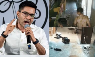 Kolkata TMC Office Attack : TMC दफ्तर पर हमला किया, फोन छीने, फर्नीचर तोड़ा... अभिषेक बनर्जी का BJP पर गंभीर आरोप