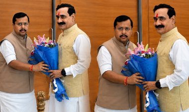 नितिन नबीन से मिले नरोत्तम मिश्रा: भोपाल का कार्यक्रम छोड़ अचानक पहुंचे दिल्ली, दतिया जिलाध्यक्ष पर अब भी सस्पेंस