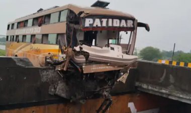 Shajapur Bus Accident : शाजापुर दर्दनाक हादसे में 32 यात्री घायल, ड्राइवर और क्लीनर की हालत गंभीर; दोनों इंदौर रेफर