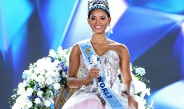 Miss World 2026 Joheri Moll : जोहेरी मोल के सिर पर सजा मिस वर्ल्ड 2026 का ताज, स्पेन की एलिसाबेथ रहीं रनर अप