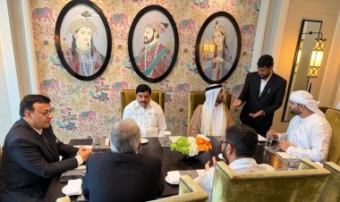 Dubai में Arab Parliament के अध्यक्ष से CM Dr. Mohan Yadav की मुलाकात, GIS 2027 का दिया न्योता