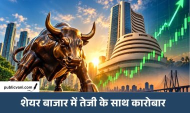 शेयर बाजार में तेजी: सेंसेक्स 400 अंक चढ़कर 75,200 पर पहुंचा, निफ्टी में भी 100 अंकों की बढ़त