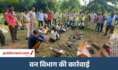 सतना वन अतिक्रमण : वन भूमि पर कब्जा करने 12 हथियारबंद अतिक्रमणकारी पहुंचे जंगल