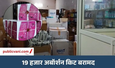 औषधि विभाग की बड़ी कार्रवाई: नवरात्र से पहले अवैध अबॉर्शन किटों की मिली खेप, सप्लाई नेटवर्क की जांच