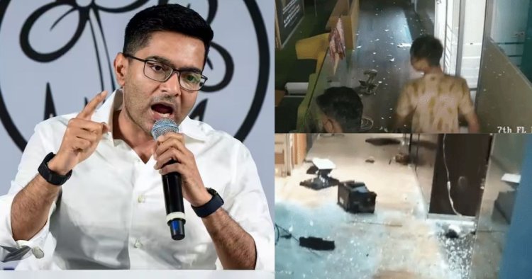 Kolkata TMC Office Attack : TMC दफ्तर पर किया हमला, फोन छीने, फर्नीचर तोड़ा... अभिषेक बनर्जी का BJP पर गंभीर आरोप