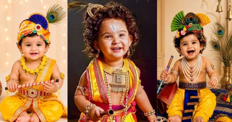 Janmashtami 2026 : बच्चों को बनाएं कान्हा, ये 10 आसान Krishna Look Ideas आएंगे बेहद पसंद