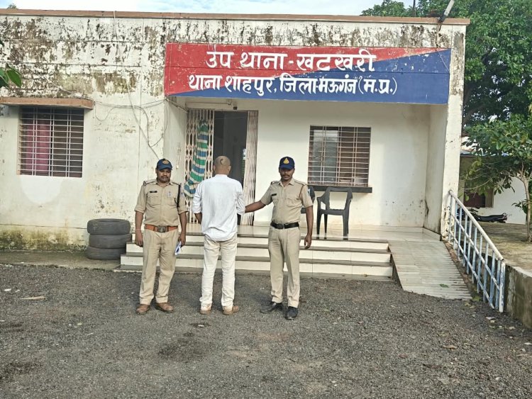 मऊगंज के शाहपुर थाना क्षेत्र में तलवार लहराकर दहशत फैलाने वाला आरोपी गिरफ्तार