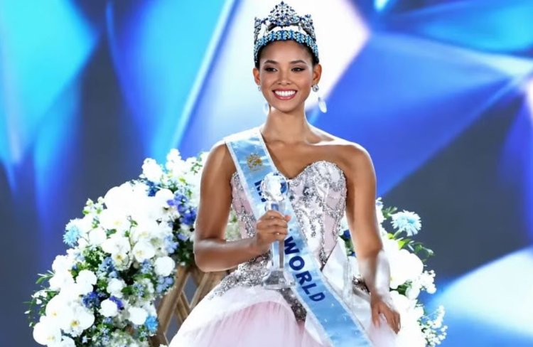 Miss World 2026 Joheri Moll : जोहेरी मोल के सिर पर सजा मिस वर्ल्ड 2026 का ताज, स्पेन की एलिसाबेथ रहीं रनर अप