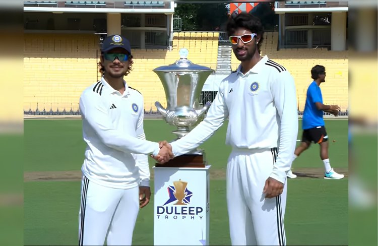 Duleep Trophy Final : सूर्यवंशी 44 रन बनाकर Out, ईशान किशन फिफ्टी लगाकर नाबाद; तीसरे सेशन का खेल जारी