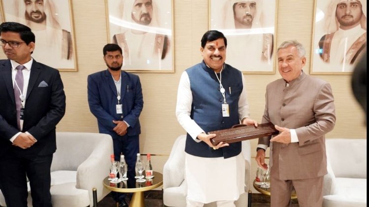CM डॉ. मोहन यादव के दुबई दौरे का दूसरा दिन: मध्यप्रदेश पवेलियन का उद्घाटन, AIM कांग्रेस-2026 के मंच से वैश्विक निवेशकों को न्योता
