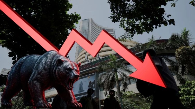 Share Market: सेंसेक्स 300 अंक टूटा, निफ्टी 100 अंक फिसला