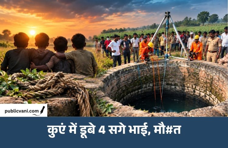 अशोकनगर: कुएं में डूबने से एक ही परिवार के 4 मासूम बच्चों की मौत, गांव में पसरा मातम