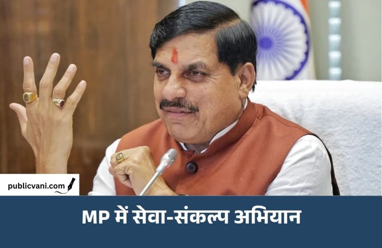 MP सेवा-संकल्प अभियान: PM के जन्मदिन पर आयोजन, 50 लाख ग्रामीणों की भूमि पट्टा रजिस्ट्री फ्री होगी