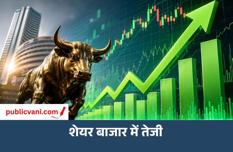शेयर बाजार में तेजी: Sensex 100 अंक चढ़ा, Nifty भी 50 अंक ऊपर