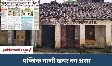 आंगनवाड़ी केंद्रों पर प्रशासन का एक्शन: अनियमितताओं पर चला प्रशासन का चाबुक, नईगढ़ी में 3 कार्यकर्ता और 2 सहायिकाएं बर्खास्त