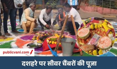 43 साल पुरानी अनूठी परंपरा: दशहरे पर इंदौर में सीवर चैंबरों की पूजा, मां कालका से सफाई मित्र मांगते हैं सलामती की दुआ